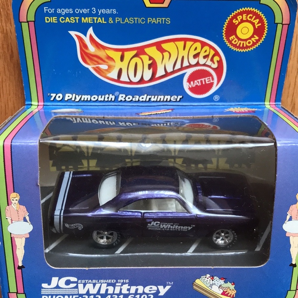Rare Hot Wheels JC Whitney '70 Plymouth Roadrunner Exclusive Special Edition